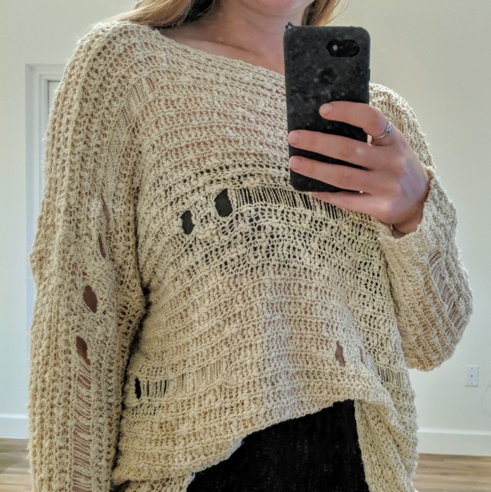 Comfy beige sweater